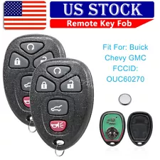 2 For 2009 - 2016 Buick Enclave Remote Car Control Key Fob OUC60270, OUC60221