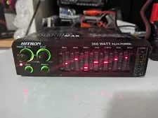 Hitron 360 watts Car Equalizer Booster ECHO Old School Graphic EQ READ DESCRIPTI