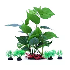 Aquarium 12 inch Silk Plants for Betta Fish Tank Underwater Aquatic Water Gra...