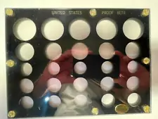 CAPITAL PLASTICS UNITED STATES PROOF SETS (FOR 5 SETS OF 5 COINS) VIRTUALLY NEW