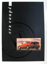 HONDA CRX Coupe Car Sales Brochure 1990 #1768/1.90/PB/35K/1