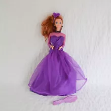 1995 Purple Passion Barbie Purple Special Edition Mattel Redhead Doll