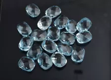 Natural Sky Blue Topaz 7x9mm Long Cushion Cut Loose Gemstone for sale 10 Pieces