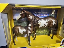 Breyer Horse NIB Disc #1446 Overo Paint Mare Lady Phase & Foal SHF 2012-2015