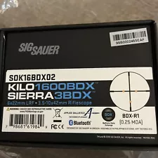 SIG SAUER BDX Combo Kit Sierra3BDX 3.5-10x42mm Rifle Scope SOK16BDX02 New