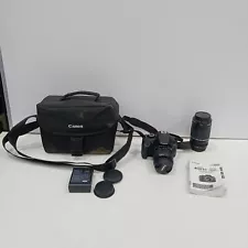 Canon EOS Rebel T6 Camera with Zoom Lens & Travel Case