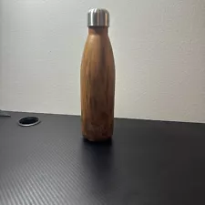 S’Well 17 oz. insulated Hot/Cold water bottle faux wood finish. 10 1/4”