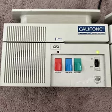 2 Califone, Card Master 2000 Series Magnetic Card Reader, Untested / Light On