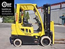 HYSTER S60FT 6000 Lbs Triple Mast Side Shift Forklift Lift Truck Propane