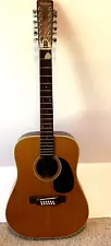 Vintage 1970's Hohner Model HG12 Acoustic 12 String Guitar (Japan) *No Case