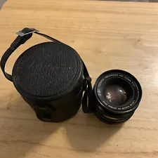Konica Hexanon AR 50mm f1.7 Camera Lens Case & Strap
