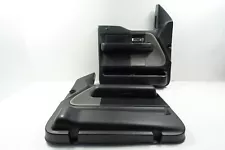 2004-2005 OEM Ford Truck F-150 Front Door Panels Black Driver & Passenger |W1761