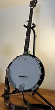 WASHBURN B8 5-STRING BANJO W/ PICKS & GIG BAG