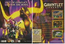 Gauntlet Legends Print Ad/Poster Art Playstation Sega Dreamcast Nintendo 64 N64