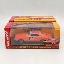 1/43 Auto World 1969 Dodge Charger General Lee Red AWRSS1151 Limited Edition