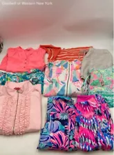 Women's Assorted Lilly Pulitzer Tops Athletic Shorts Apparel Lot Size Medium