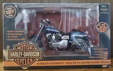 Harley-Davidson 2003 Dyna Super Glide Sport 1:10 Die Cast Series 6 in Box