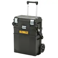 NEW DeWALT Black Utility Rolling Portable Toolbox Cart Chest Tool-Storage-Box