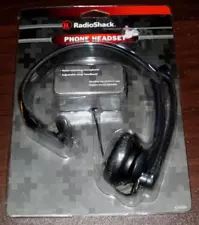 Radio Shack Noise Cancelling Headset Uses Landline Cordless or Mobile Phones NEW