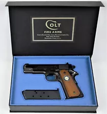 PISTOL GUN PRESENTATION CUSTOM DISPLAY CASE for COLT COMBAT COMMANDER .45 ACP