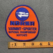 NBRSA Varmint Sporter National Championship Matches Gun Shooting Patch F3