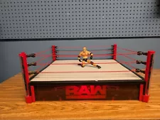 Raw Main Event Scale Ring Working Lights | Elite | WWF WWE | Mattel 2017