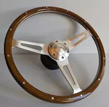 Steering Wheel wood fits for Mercedes Benz W114 W115 R107 Used Classic 72-77