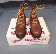 USA RED WING 1212 ROUND SOFT TOE WORK DAILY BOOT MULTIPLE SIZES IN ORIGINAL BOXS