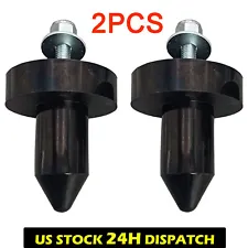 2Pcs Hood Pin Bushings Kit 924-5410 For 2003-2010 Kenworth T2000 T600A T800 W900 (For: 2003 Kenworth T800)