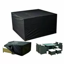 Waterproof Garden Patio Furniture Cover For Rattan Table Sofa Bench Cube Outdoor