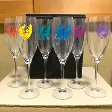 Dom Perignon Champagne Glasses Andy Warhol Limited Set of 6 legs Not for sale