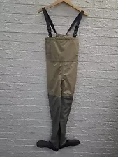 Used Simms Tributary Stockingfoot Chest High Fishing Wader Size Medium