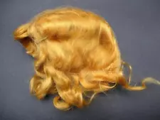 Vintage 1940s Mohair Doll Wig STRAWBERRY BLONDE size 13 14 for Composition Girl