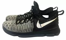 Men's Size 13 Nike Zoom KD 9 Mic Drop Oreo Black White Kevin Durant 843392-010