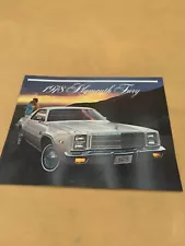 1978 Plymouth Fury Sales Brochure Dealer Original Book