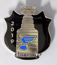 ST. LOUIS BLUES - NHL STANLEY CUP CHAMPIONSHIP SHIELD PIN FOR 2019 - NEW!