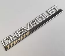 95-00 Chevy Tahoe Rear Tailgate Passenger Door CHEVROLET TAHOE Emblem