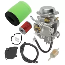 Carburetor w/Air & Oil Filter For Suzuki Quadrunner 250 LTF250 2x4 4x4 1988-1996 (For: Suzuki Quadrunner 250)