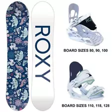 ROXY POPPY KIDS SNOWBOARD AND BINDING PACKAGE MEDIUM