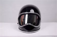 IN Stock Full Face Rider Motorcycle Helmet Retro Style Small Helmet with Shield