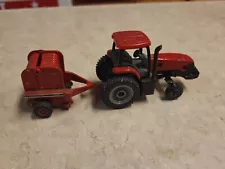 1/64 case ih Magnum And Round Baler Played With