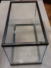 5 Gallon Standard Aquarium , glass, w/ heater light