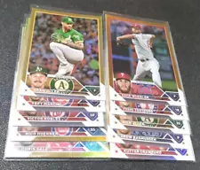 2023 Topps Gold Foil Lot of 10! Hoerner, Sale, Wheeler, Mancini, Robles, Allen