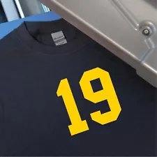 Custom Single Letters and Numbers T-Shirt Transfers for 100% Polyester, Cotton