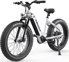 Airwest Electric Bike Fat Tire Peak 1000W BAFANG Motor 28MPH Ebikes for Adults