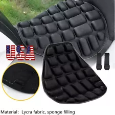 Motorcycle Gel Seat Cushion Comfort Pillow Pad Cover Pressure Relief Universal (For: More than one vehicle)