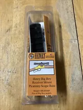 Henry Repeating Arms Big Boy Picatinny Rifle Scope Mount Black Finish BB-RSMP