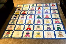 Handmade Quilt For Boys Bed 1944 Size 84x72"