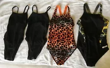 Lot of 4 women swimming suits JOLYN and ARENA one piece size 24 - 28