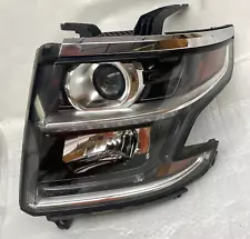 2015-2020 Chevy Tahoe Suburban Driver Left Headlight Xenon HID OEM Opt T4F (For: 2016 Suburban)